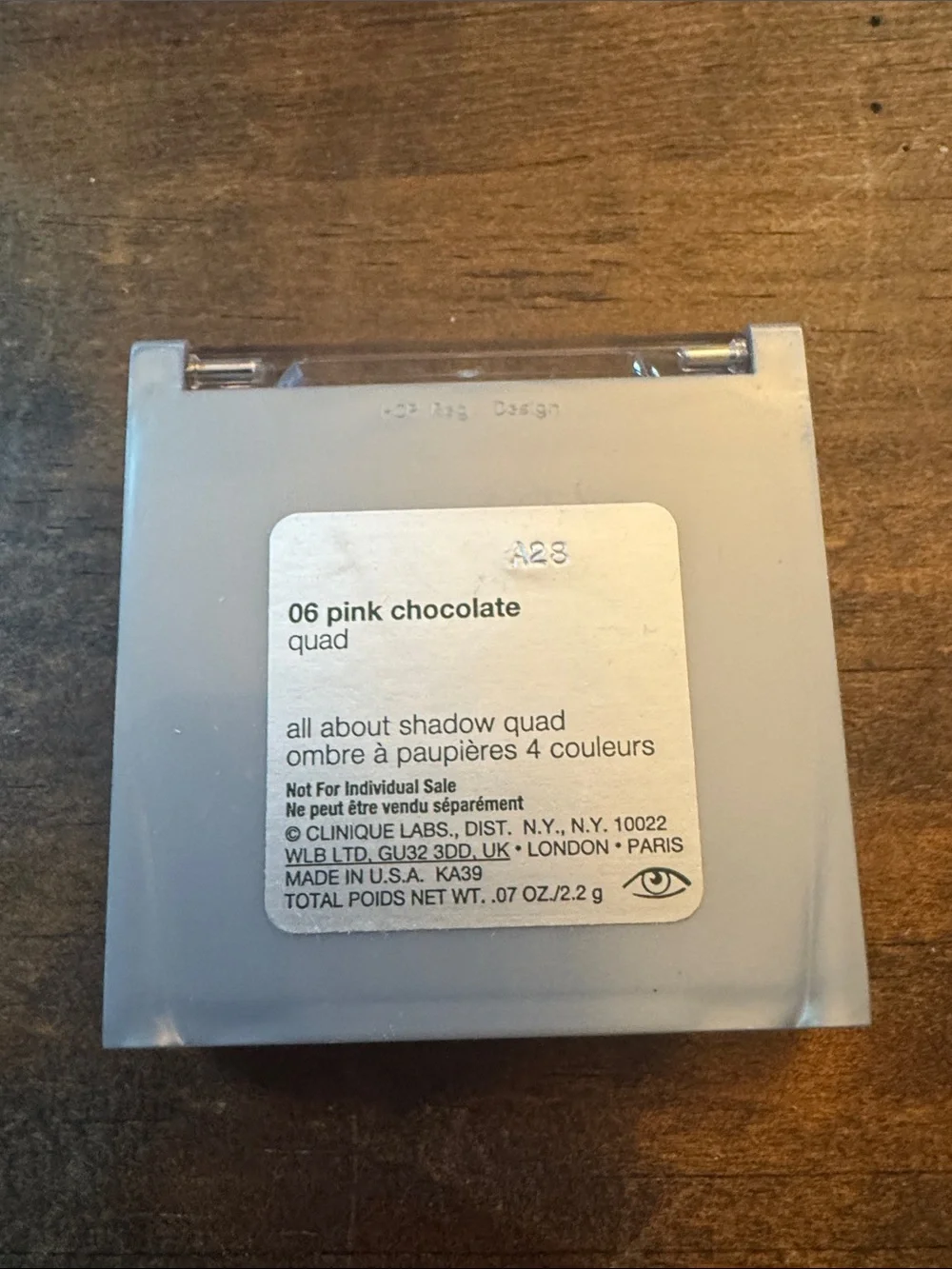 Clinique Quad Eyeshadow Palette — Taupe, Pink & Neutral Browns